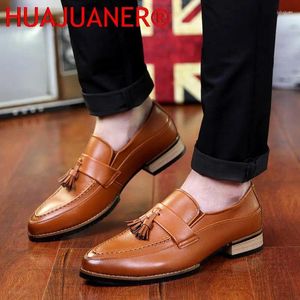 Casual Shoes Arrival Stylish Leather Gentleman Bureau Loafers Men's Elegantes Evening Dresses For Man