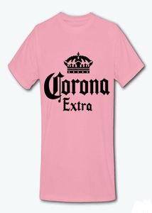 Tops Bier Corona Extra Band T -Shirt Menwomen Summer Letter T -Shirt Casual Short Sleeve Crown Tee T -Shirts FZ09408913068