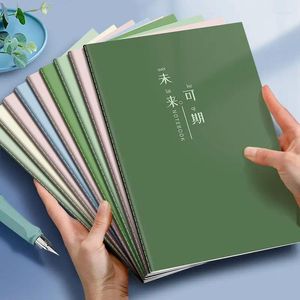 5PCS/lot Student Car Line A5 B5 Cute Notebook Ins Wind Small Fresh Large Notepad Literary Retro Style Thick Girl Gift