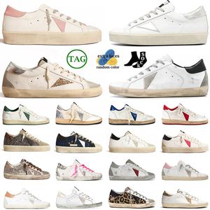 golden goose sneakers dress shoes golden goose women men designer heels shoes black white pink green superstar【code ：L】dirty super star trainers big size 35-46