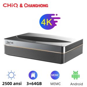 LobalバージョンChiq B7UプロジェクターChanghong B7U 4KプロジェクターChiqホームシアターレーザープロジェクター4Kビーマー