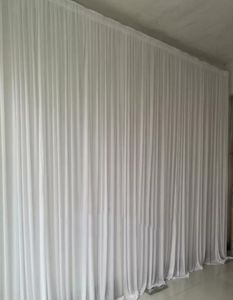 Düğün Zemin Stand Perde Drape Düğün Malzemeleri Parti Etkinliği İçin Basit Drapes Arka Plan 10x20ft2066349