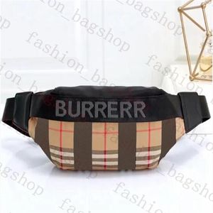 Luxury Designer Waist bags Waistpacks Chest Bag mens Women fashion bumbag fanny pack High qualitys plaid Striped nylon canvas Fannypack Crossbody Shoulder bag