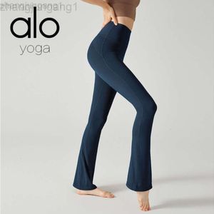 Desginer Alooo Yoga Aloe Pant Leggings Womens Spring Summer Casuhigh WAIST LIFTING BUTTOCKSわずかにフレアスポーツとフィットネスパンツホット