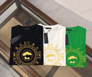 Summer sciolta da uomo Fit 100 Maglietta stampata in cotone maglietta da design casual tea con lettere a maniche corte top vendere uomini di lusso abiti hip hop size asiatiche s-5xl