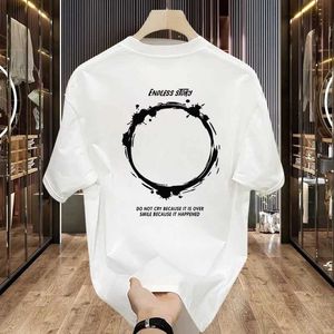 Men's T-Shirts Summer Oversized Vintage Mens Pure Cotton Funny Short Sle T-shirt Fashion Personalised Custom Berserk Streetwear Emo Clothin J240419