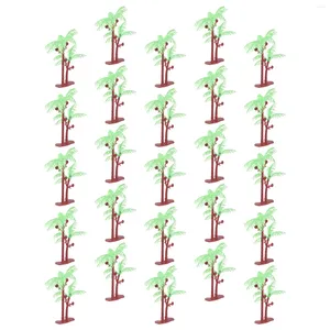 Kwiaty dekoracyjne 25 szt. Model palmy symulacja drzewa