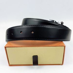 Designer Belt Mens Belts For Woman Belt Designer Black Leather Strap Body Vintage Fashion Luxury Belt Glaze Surface Spänne kan blandas och matchas