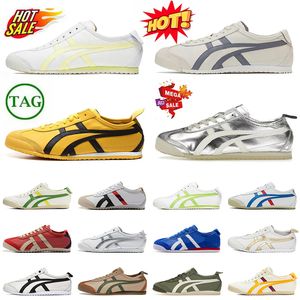 Wholesale Womens Mens Luxury Onitsukass Tigers Running Scarpe Og originale Tiger Mexico 66 Brand Tela Trainer Designer OG Original Slip-Out Sports Sneaker