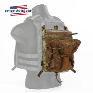 Taschen EmerGear Tactical Rucksack 420 Jagdweste Bungee Drop Pouch Helmtasche LXB -Stil für Plattenträger Radsport Airsoft Nylon