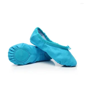 Dance Shoes 2024 Ballet tela di alta qualità I bambini indossano una pala morbida da ballo per bambini