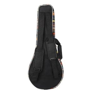 Sacchetti mandolino in cotone etnico ispessato spalla portatile spalla a doppia borsa di mandolino accessori per strumenti musicali borse di mandolino