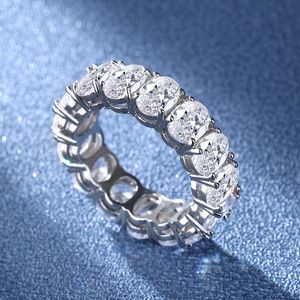 Choucong varumärke bröllopsringar lyxiga smycken 925 sterling silver full oval snitt vit topaz cz diamant diamonique party kvinnor engagemang band ring gåva