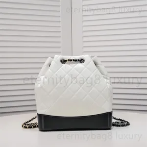 Hot 10a kvalitetsdesigner get läder mode ryggsäck tote lyx väska kedja flip plånbok kaviar läder väska lyx ryggsäck