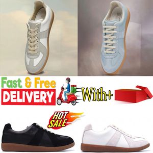 2024 Neue Style Sneakers Loafer Leder Frau Vintage Herren Designer Trainer Fashion Margielas White Casual Shoes Tennis Casual Outdoor Schuhe Gai Größe 36-45