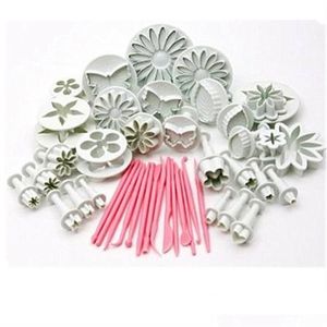 Baking Moulds Food Grade Plastic Cakebakingtools Mtiple Sugar Melting Cake Mod Biscuits Embossing Pattern Die Printing Mixed Color D Dhrmh