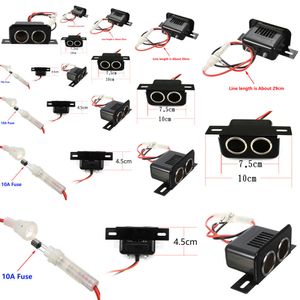 GPS GPS DC 12-24V 120W dubbla hålsportar Motorcykel 10A Power Charger Car Cigarettändare Socket GPS GPS