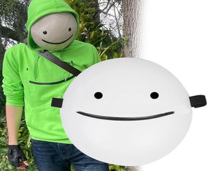 Cartoon Dreams Masks Anime White Helmet Cosplay Halloween Party Props Accessories Costume 2207155058120