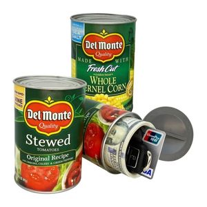 Latas de desvio de compartimento seguro escondido latas de alimentos seguros de esconder