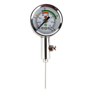 Balls Air Pressure Gauge for Balls PSI/Bar with Builtin Release Valve Air Watch Football Volleyball Basketball Barometers