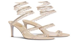 Sandali R caovilla abito da sposa sandalo da donna con tacchi alti scarpe romantiche ladrample nudo a spillo sandali sandali caviglie stra1286447