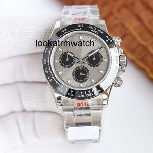 2024 Fashion Watch RLX Mechanical Automatic 7750 Movement Watch Designer 40mm الياقوت المضيء المليء بالماء 904L من الفولاذ المقاوم للصدأ