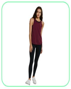 Partihandel Yoga Vest T-shirt 59 Solid Colors Women Fashion Outdoor Yoga Tanks Sport Running Gym Tops Clothes7961188