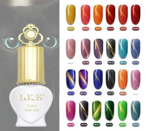 Арт -дизайн лака для ногтей Manicure LKE 8 мл впитывает эмаль 9D Глаза кошек Магнитный гель УФ -лак лак 8381703