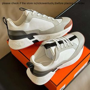 H Designer skóra Made Upper Casual Shuters Sneakers Women Men Vintage wszechstronna nowa marka sezonu klasyczne buty platformowe 2024