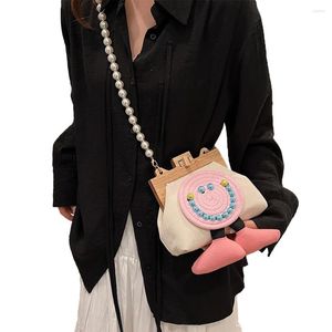 TOTES MINI CUTE CANVAS Crossbody Bag skórzany zamek błyskawiczny telefon komórkowy torebka torebka Kobiety swobodne małe ramię dziewczęta