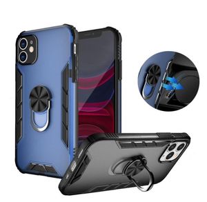Держатель кольца Kickstand Hybrid PC TPU Shock -Resect Phone Case для iPhone XS 12 Mini 11 Pro Max XR x Samsung Note 20 Ultra4033677