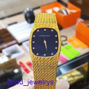 Hot AP Wrist Watch 18K Blue Disc Manual Mechanical 26*32mm Diameter Business Womens Watch