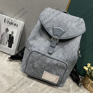 23FW Women Luxurys Designers Ryggsäck Tote Denim Relief Flower Shopping Väskor Handväska Shouder Crossbody Väska för damer med exteriör POC VWEO