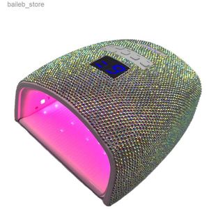 Nageltrockner UV LED NAGE Lampe Diamant UV -Lampen für Nägel aufladbar UV -Licht für Nagel Wireless protable Gel Politur Curling Maniküre Werkzeuge Y240419