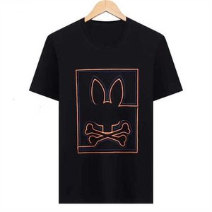 Camisetas psicológicas Psyco Rabbit camiseta American Designer Business Fashion Tees masculino Mulheres EUA High Street Polos Skull Rabbits Bunny 8828