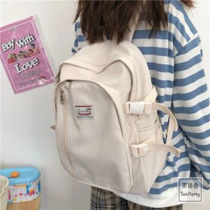 Bolsas Oxford School Backpack Feminino Júnior High Student School Bag coreano Girl Backpack Backpack Kawaii Livro de Moda Livro
