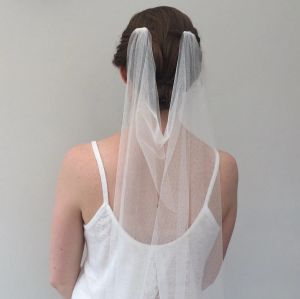 Veils Ivory Elegant Bridal Veils With Cute Comb Drape Wedding Veil 'Oxford' Drape Veil Bohemian Personalised Coloured Veils For Brides