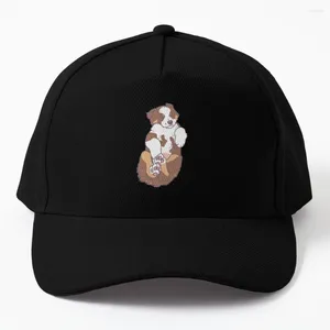 Top Caps Kırmızı Tri Aussie Köpek Beyzbol Kapağı Anime Lüks Şapka Snapback Erkek Kadınlar