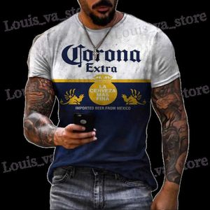 Men's T-Shirts 3d Tshirts For Men Vintage Oil T-shirt Strt Fashion Castrol Printed Short-slved Loose Oversized Motorcycle T-shirt Tops Ts T240419