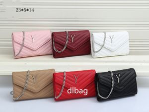 Designer bag Handbags With dust bag tote sheepskin caviar metal chain silver Handbag Leather Shoulder Flip cover diagonal Bags Shoulder Bags Crossbody bag 003