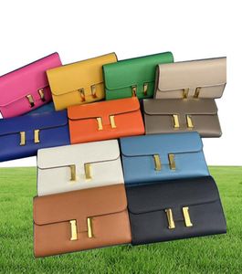 Designer Borse Togo Woman Words Buckle Gold Whowskin Card Holders Bags Fashion Genuine in pelle Long Portafoglio per Lady 11 Colo1114894