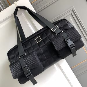 Fashion Men Women Gym Sagner Designer Borse Borse Black Canvas Due tasche Big Space Sport Borse di alta qualità