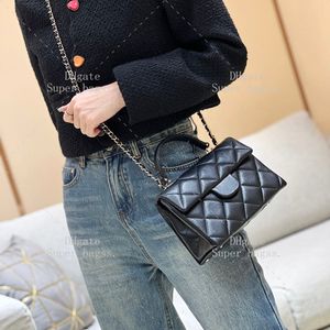 20A mirror quality luxury handbag 21cm totebag designer shoulder bag women's crossbody bag chain bag with box YC475