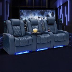 Elektrische Liege Entspannungsmassage Stuhl Theater Wohnzimmer Sofa funktionaler echtes Leder Couch Nordisches Kino moderne Sofa Möbel