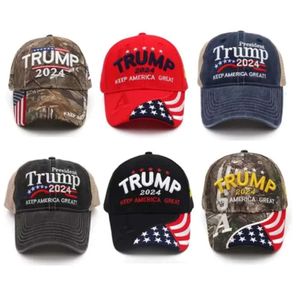 2024 Cap Baseball Trump Donald Maga Camo USA Kag Keep America Great Again Snapback President Hat GJ0224