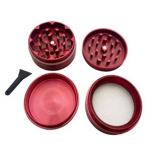 Beautiful Sharp Stone 4 parts metal herb grinder SharpStone Hard top tobacco Grinders Diameter 40mm50mm55mm63mm 75mm 6 colors 9074222