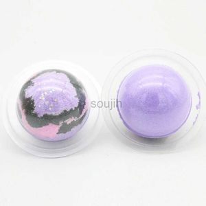 Banho de espuma roxo encantador e encantador série estrelada banheira bubble bombas bola lavanda essencial fadiga de petróleo aliviar banheira bola de sal no atacado D240419