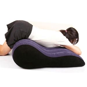 Pillow Sexy Inflatable Sofa S Shape Sex Love Bed Pillow Chair Pad Furniture Toys Couples Adults Games Cushion Assist Posture Supplies 220