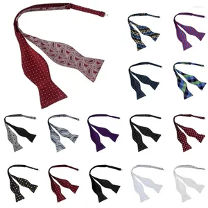 Papilli da arco uomini regolabili cravatta per la collaboratura per le forniture per feste di nozze di lavoro