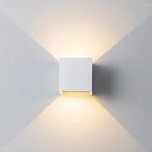 Vägglampa 6W/10W sovrum vattentätt minimalistiska hem belyser nedåt justerbar för el gång vardagsrum villa hallbalkong